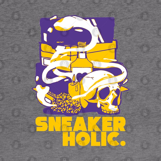 Sneaker Holic Court Purple University Gold by funandgames